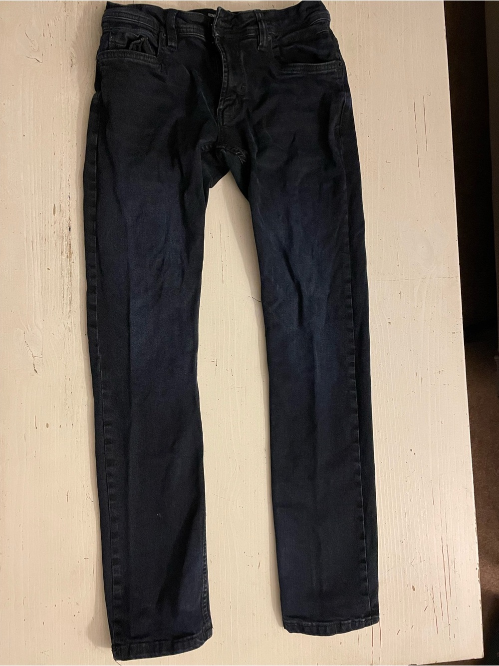 Kenneth Cole Men's Skinny Jeans in Dark Navy